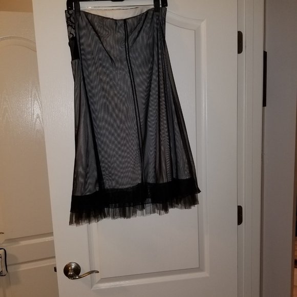 Black Strapless Dress - Picture 3 of 3